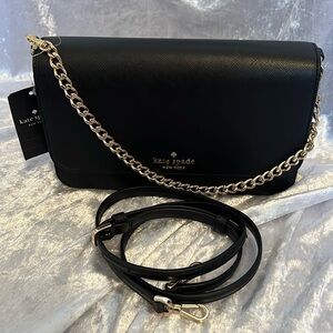 NWT KATE SPADE NY Madison Flap Leqther Convertible Crossbody Bag